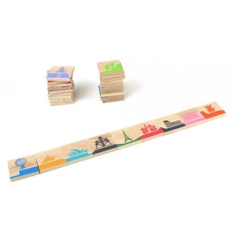 World Dominoes, joc de domino si memorie, Milaniwood - 5