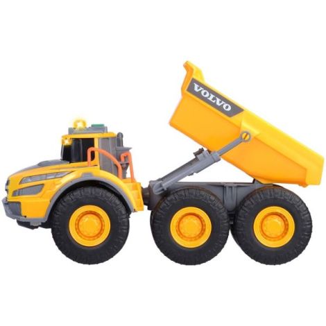 Camion basculant Dickie Toys Volvo Articulated Hauler 23 cm cu lumini si sunete - imagine 3