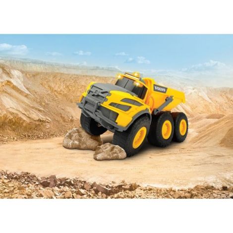 Camion basculant Dickie Toys Volvo Articulated Hauler 23 cm cu lumini si sunete - imagine 5