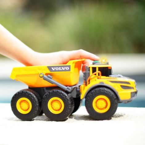 Camion basculant Dickie Toys Volvo Articulated Hauler 23 cm cu lumini si sunete - imagine 6