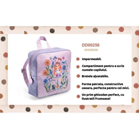 Rucsac Lila, Djeco - 3 | YEO