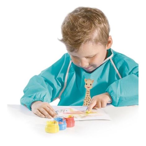Girafa Sophie - Set acuarele pentru degete cu planse