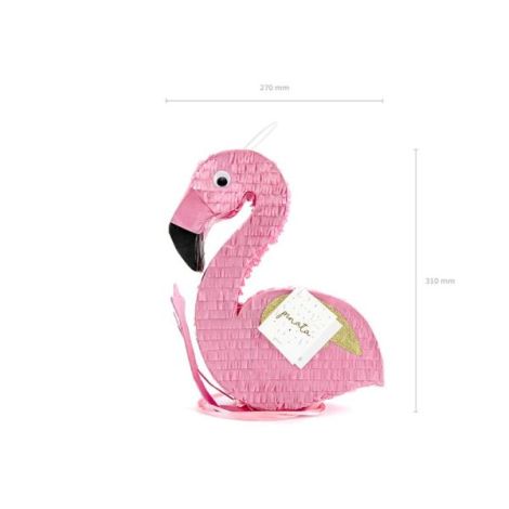 Pinata flamingo 25x55x8 cm