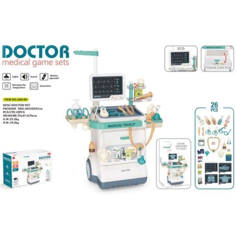 Set jucarie Chipolino Doctor cu lumini, sunete si 26 accesorii - imagine 8