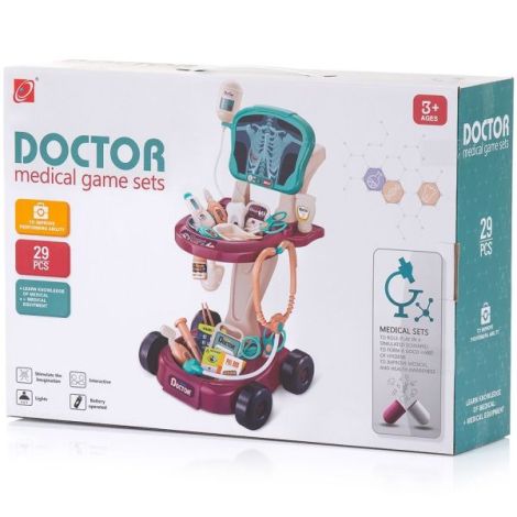 Set jucarie Chipolino Doctor cu lumini si 29 accesorii - imagine 10