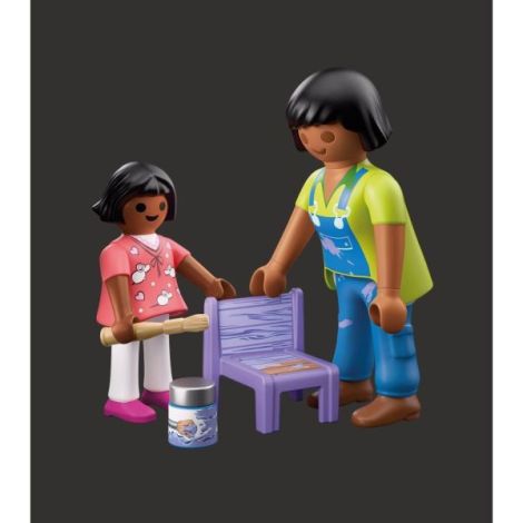 Playmobil - Figurina mesterita cu fetita - 4 | YEO