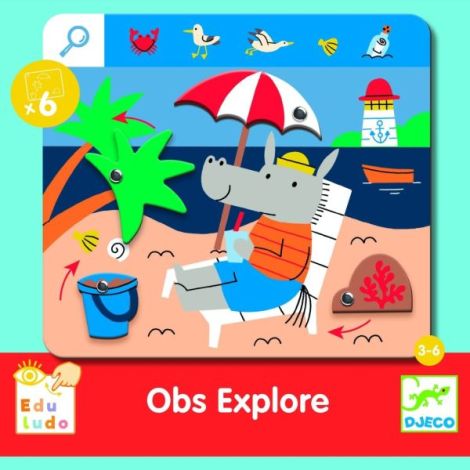 Joc Eduludo Obs Explore, Djeco