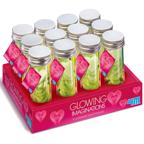 Set decorativ fosforescent ,   Inimi stralucitoare Glowing Imaginations