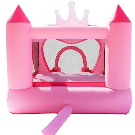 Spatiu de joaca gonflabil Castel printese, cu loc de joaca si tobogan, Happy Hop 9773