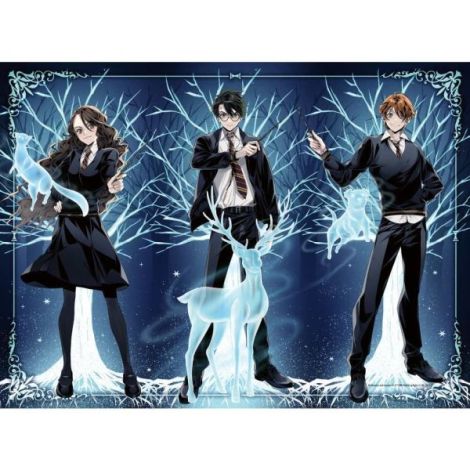 Ravensburger - Puzzle care straluceste in intuneric Harry Potter 500 piese