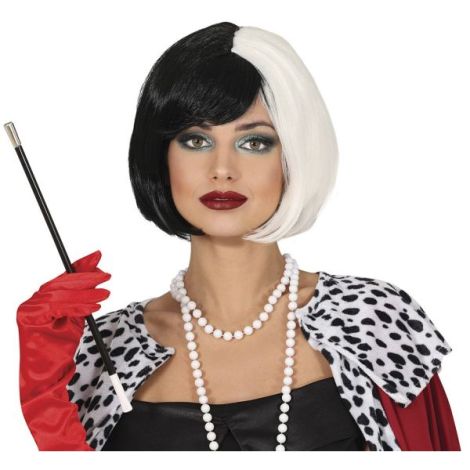 Peruca cruella bob