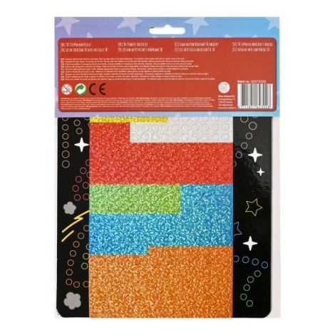 Set creativ 3D cu buline - racheta