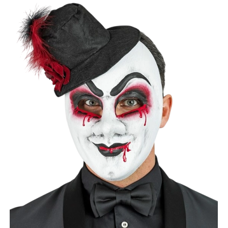 Masca commedia dellarte insangerata