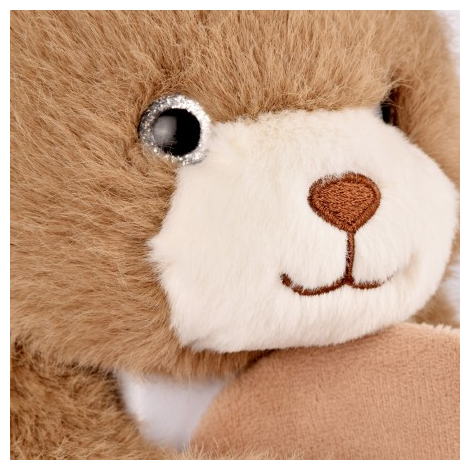 Jucarie din plus pentru relaxare si antistres - Ursulet - magnetic, 30 cm, maro - 7