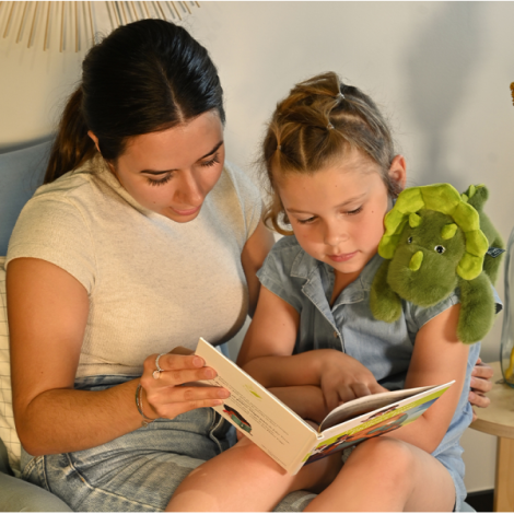 Jucarie din plus pentru relaxare si antistres - Dinozaur - magnetic, 30 cm, verde - 2