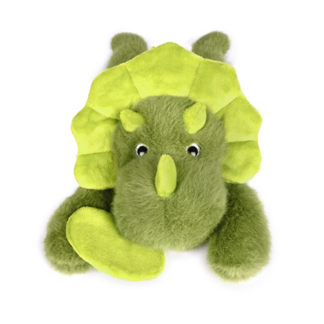 Jucarie din plus pentru relaxare si antistres - Dinozaur - magnetic, 30 cm, verde - 3