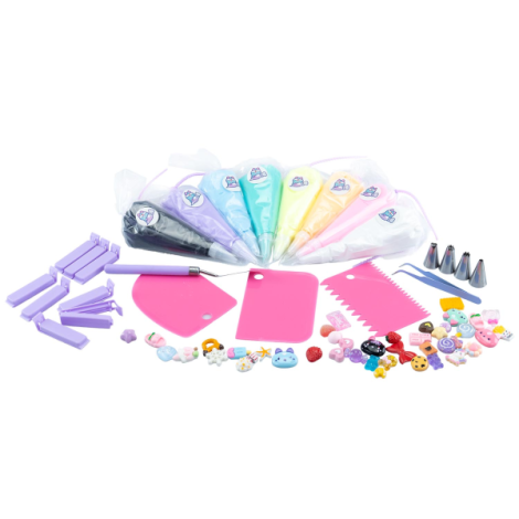 Kit creativ Decoden ,   Pasta colorata si accesorii pentru decorare, Rainbow - imagine 2