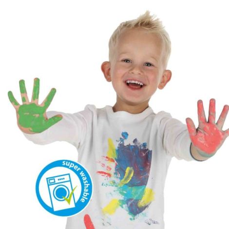 Set acuarele pentru degete, culori trendy (4 x 110ml) - imagine 4