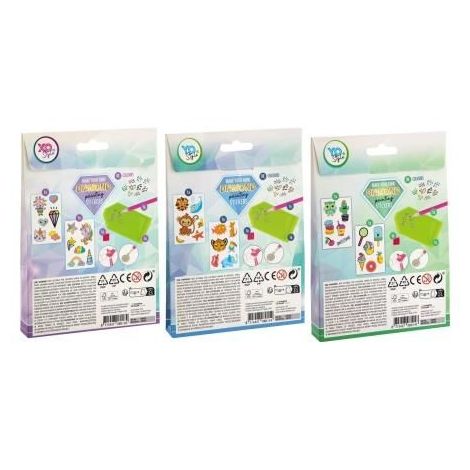 Set creativ, Creeaza propriile abtibilduri cu strasuri, Diamond paint stickers, Grafix - imagine 3