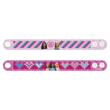 Set creativ DIY, Creeaza bratari cu tehnica diamond painting, Barbie - imagine 4