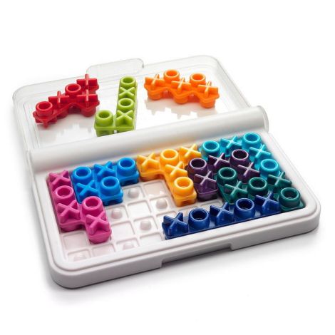 Smart Games - IQ XOXO, joc de logica cu 120 de provocari, 6+ ani, editie internationala - imagine 3