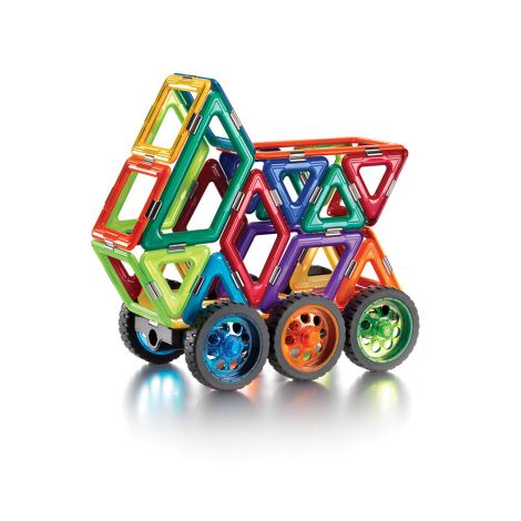 Joc magnetic Geo Smart, Space Truck, Camionul spatial, 42 piese - imagine 2