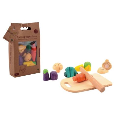 Joc de rol din lemn, legume de feliat, Joueco - imagine 2