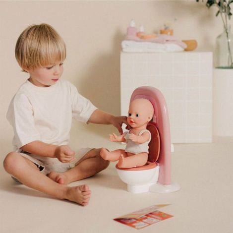 Jucarie Smoby Baby Nurse Toilets cu 2 accesorii - imagine 4