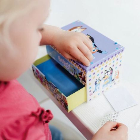 Set creativ DIY Decoreaza propria cutie de bijuterii, Bluey - imagine 5