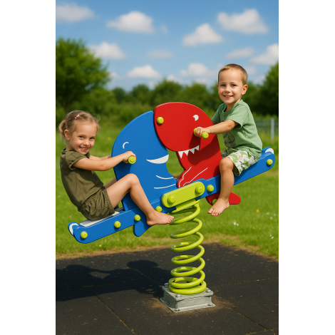 Balansoar dublu pe arc cu prindere in sau pe beton Rechini KBT - imagine 2