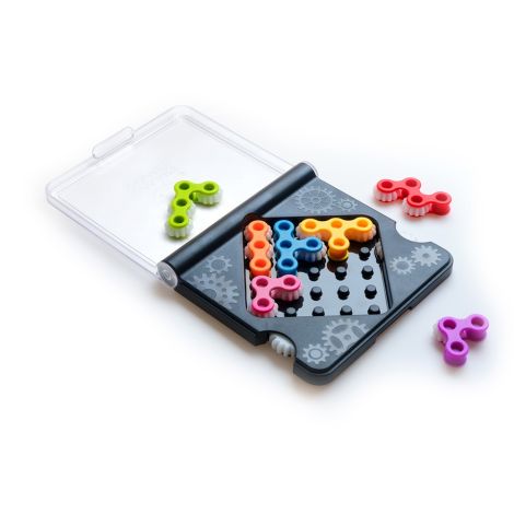 Smart Games - IQ Gears, joc de logica cu 120 de provocari, 7+ ani, editie lb. Romana - imagine 4