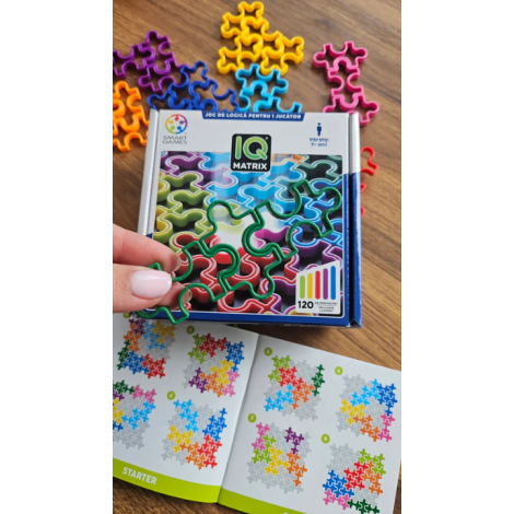 Smart Games - IQ Matrix, joc de logica cu 120 de provocari, 7+ ani, editie lb. Romana - imagine 6