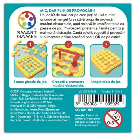 Smart Games - IQ Mini, joc de logica, 6+ ani, editie lb. Romana - imagine 4