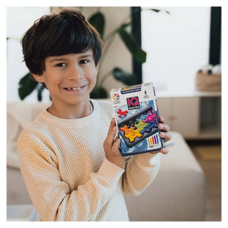 Smart Games - IQ Waves, joc de logica cu 120 de provocari, 6+ ani, editie lb. Romana - imagine 2