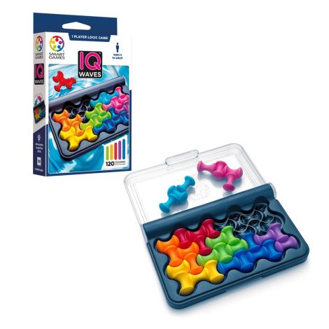 Smart Games - IQ Waves, joc de logica cu 120 de provocari, 6+ ani, editie lb. Romana - imagine 3