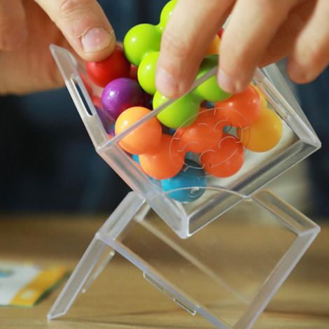 Smart Games - Cube Puzzler Pro, joc de logica cu 80 de provocari, 10+ ani, editie lb. Romana - imagine 7