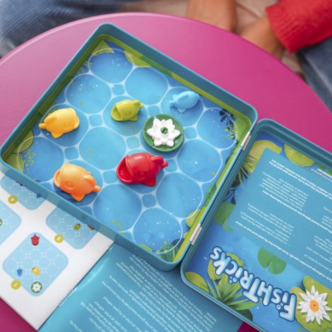 Smart Games - FishTricks, joc de logica cu 48 de provocari, 5+ ani, editie internationala - imagine 2