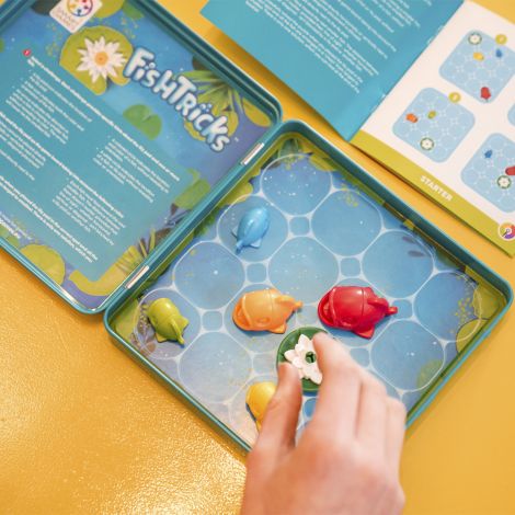 Smart Games - FishTricks, joc de logica cu 48 de provocari, 5+ ani, editie internationala - imagine 4