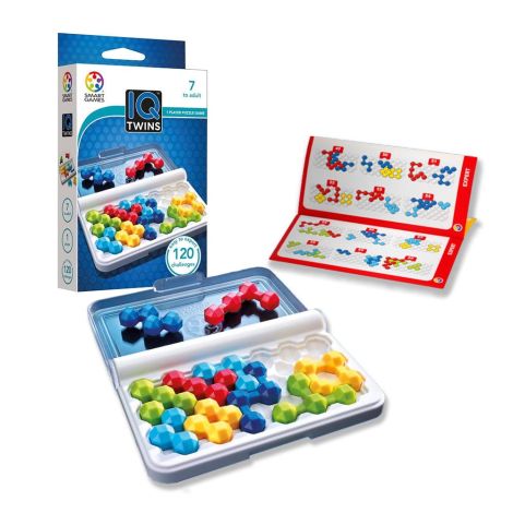 Smart Games - IQ Twins, joc de logica cu 120 de provocari, 7+ ani, editie lb. Romana - imagine 5