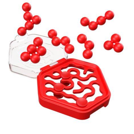 Smart Games - IQ Mini Hexpert, joc de logica, 7+ ani, editie internationala - imagine 6