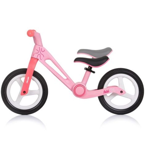 Bicicleta fara pedale pliabila Chipolino Fold X pink - imagine 2