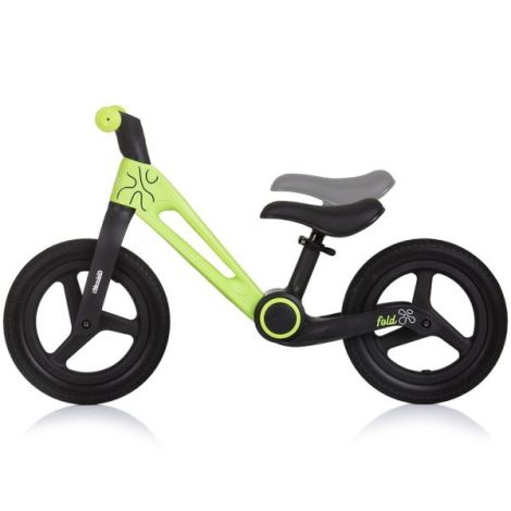 Bicicleta fara pedale pliabila Chipolino Fold X green - imagine 2