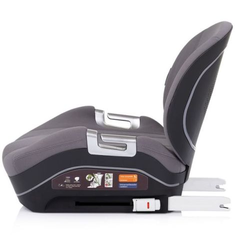 Inaltator auto Chipolino Genesis I-Size 125-150 cm cu sistem Isofix charcoal - imagine 2