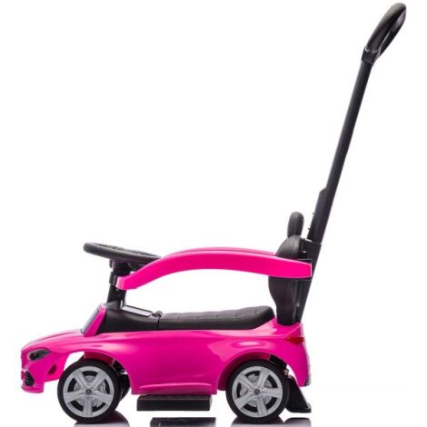 Masinuta de impins Chipolino Mercedes Benz C-Class cu maner pink - imagine 2