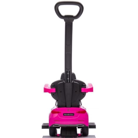 Masinuta de impins Chipolino Mercedes Benz C-Class cu maner pink - imagine 4
