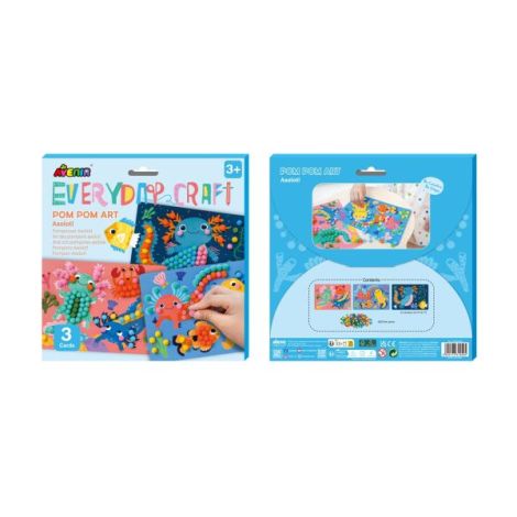 Set creativ Everyday Craft Pom Pom - confectioneaza un Axolotl - imagine 9