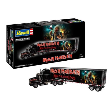 Kit macheta camion Revell RV07740 aniversare 50 ani Iron Maiden, piese cromate si autocolante - imagine 2