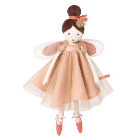 Papusa textila zana 45 cm, moulin roty - imagine 2