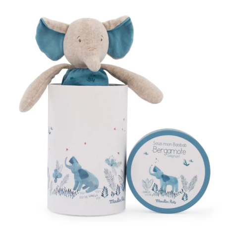 Jucarie textila 37 cm, elefantul bergamote, moulin roty - imagine 6