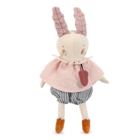 Jucarie textila muzicala, iepuras, 36 cm, moulin roty - imagine 3
